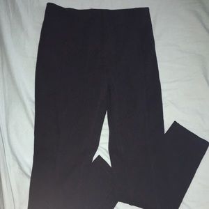 navy straight leg pants/leggings